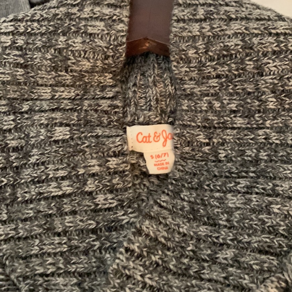Cable knit button down. - Picture 3 of 6